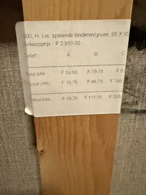 Hans Lie - Drie spelende kinderen p kopen? Bied vanaf 2500!