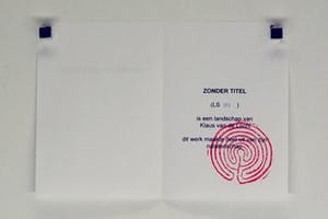 Klaus van der Locht - Zonder titel kopen? Bied vanaf 45!