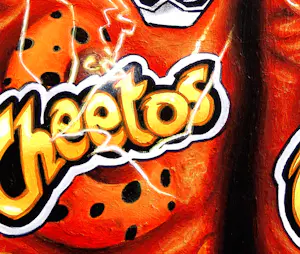 Gerard Boersma - Cheetos (Stilleven van twee zakken Cheetos kaaschips ) kopen? Bied vanaf 125!