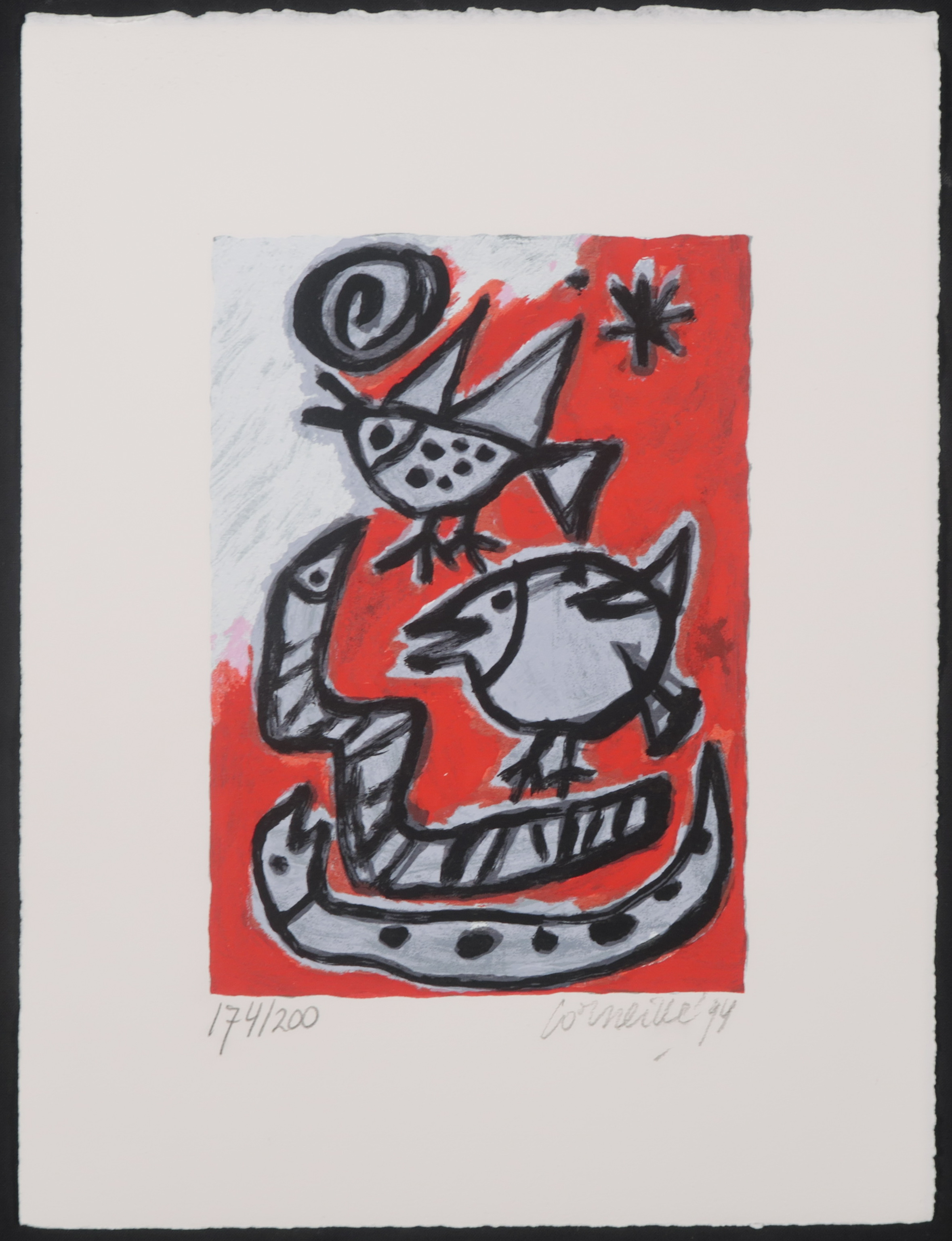 Corneille - Zeefdruk, Sans titre 2 kopen? Bied vanaf 90!