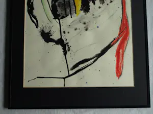 Willem Frijling - Ingelijst, Pastel en inkt , The Jailor Feeling - 1989 kopen? Bied vanaf 40!