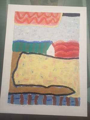 Harrie Gerritz - Prachtige abstracte zeefdruk niet ingelijst in nieuwstaat uit 1996 kopen? Bied vanaf 35!