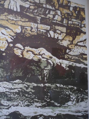 Antony van Lieshout - Litho. titel, "Baranco del Muscarat". kopen? Bied vanaf 30!