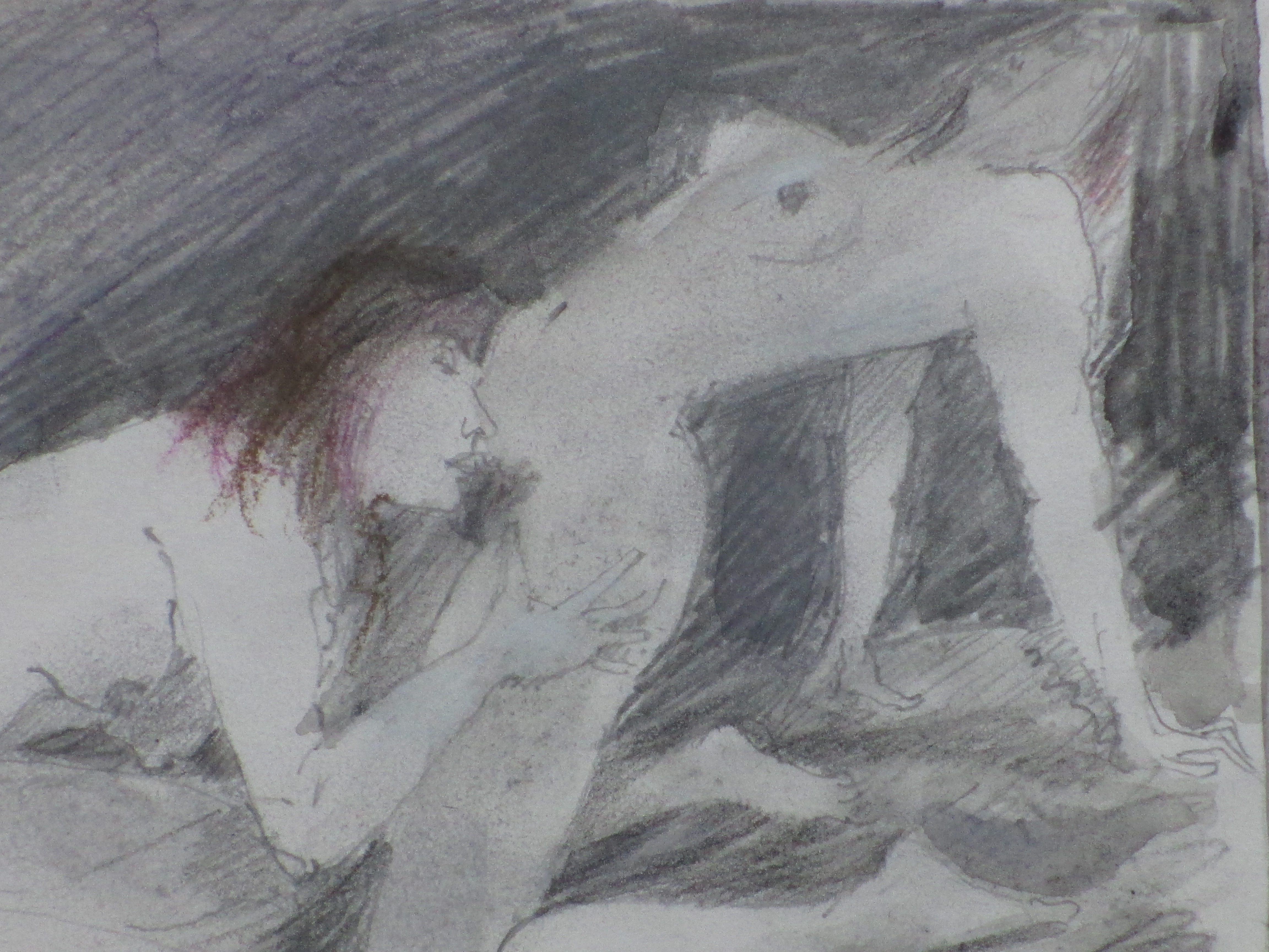 Theo Beerendonk - Ochtendspel vriendinnen - Tekening kopen? Bied vanaf 35!