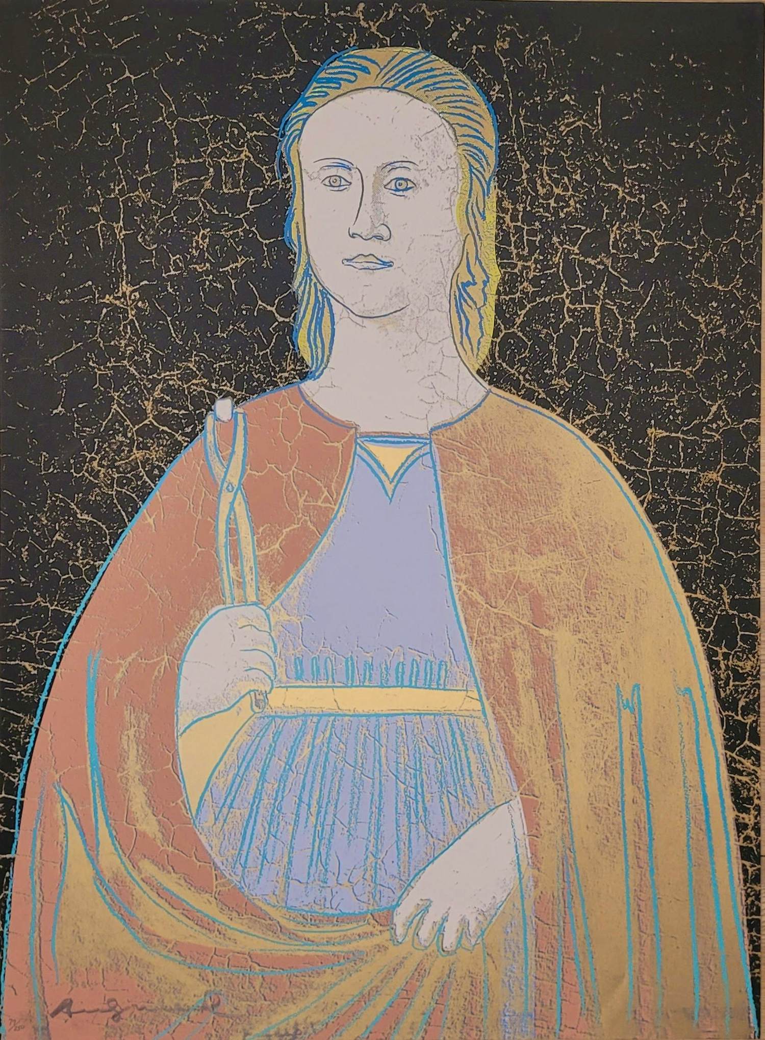 Andy Warhol - Saint Apollonia (F&S II.332) - 1984 - 79/250 kopen? Bied vanaf 14000!