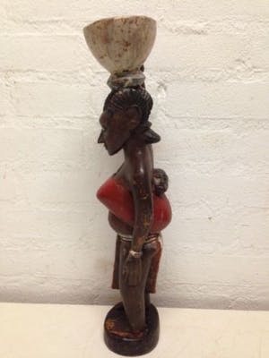 Dogon - 171214 - Old Tribal used African Temme figure - Nigeria. kopen? Bied vanaf 16!