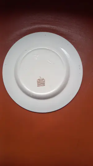 Firma Regout & Co - 1 bord Canton 21cm. doorsnee. kopen? Bied vanaf 30!