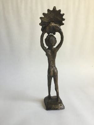 Brons (Onbekend) - Naakte vrouw met zon kopen? Bied vanaf 10!