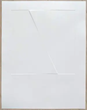 Harry van Kuyk - Geometrische compositie, reliëfdruk kopen? Bied vanaf 195!