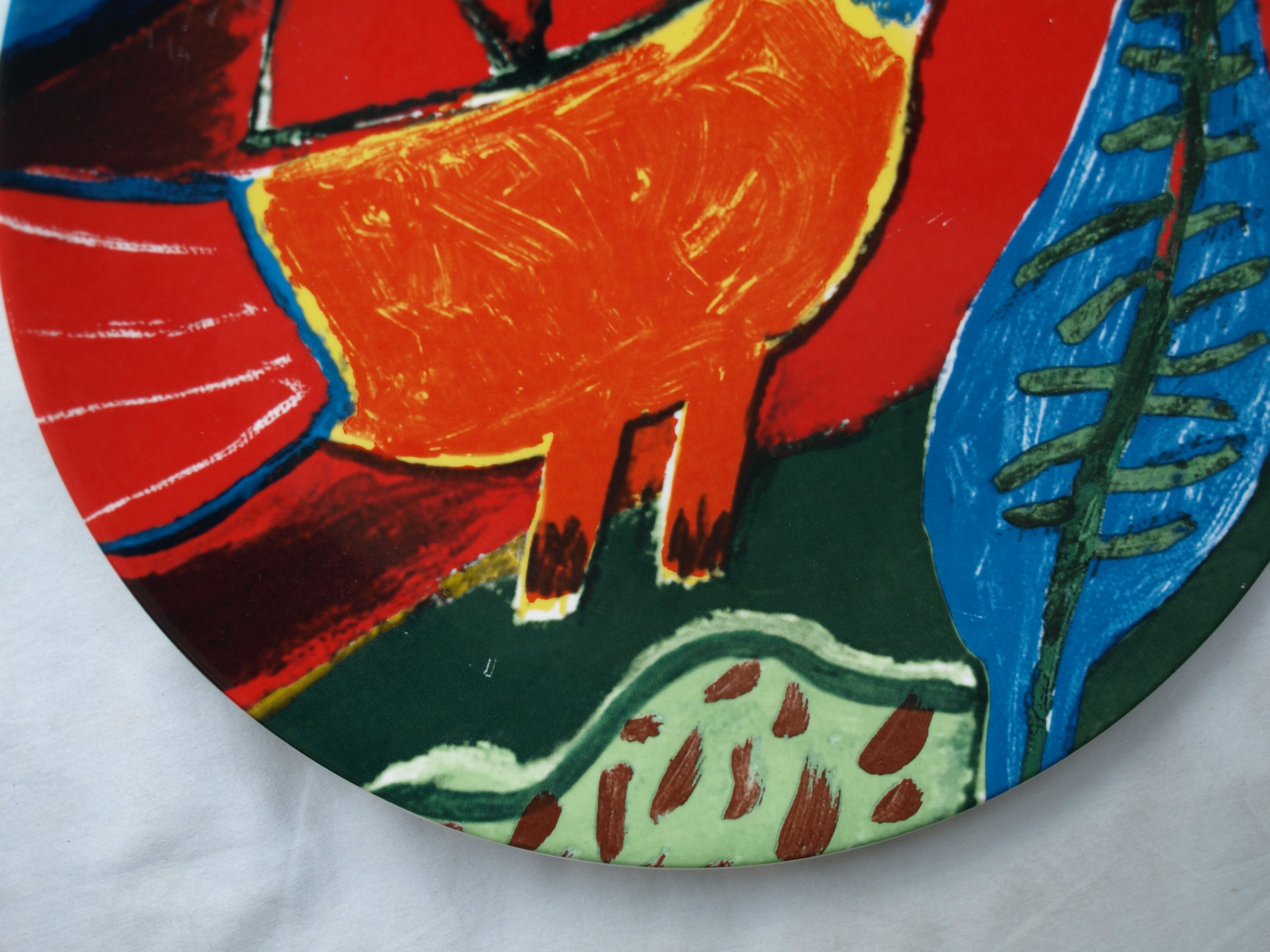 Corneille - Porseleinen serveerschaal met de doos, L' été Commençant kopen? Bied vanaf 15!