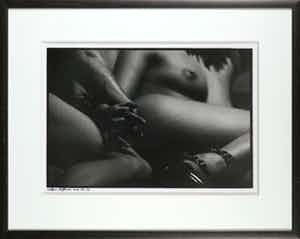 Thom Hoffman - Silverprint, Vrouwelijk naakt - Ingelijst verkocht voor € 250!