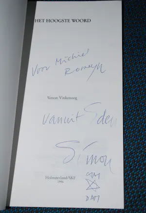 Simon Vinkenoog - 3x: 1x gesign/opdracht (voor Michiel Romeyn) & De beweging van 50 & CoBrA boek kaufen? Bieten Sie von 65!