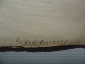 Albert Van Holsbeek - Ets, zonder titel. kopen? Bied vanaf 30!