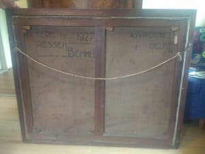 Albertus Willem Wijkniet - Kerk te Ressen, Bemmel 1927 kopen? Bied vanaf 250!