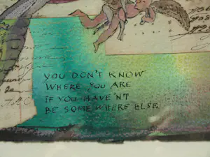 Kees de Waal - (1922-2025): Ingelijst, Gemengde techniek , ‘Quo Vadis’ – 1999 kopen? Bied vanaf 250!