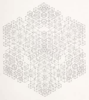 H.D. Schrader - Optical composition I - 1972 verkocht voor € 1!