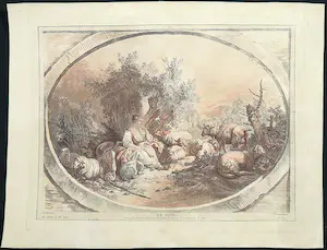 Gilles Antoine Demarteau - Ets en aquatint, Le Midi kopen? Bied vanaf 1!