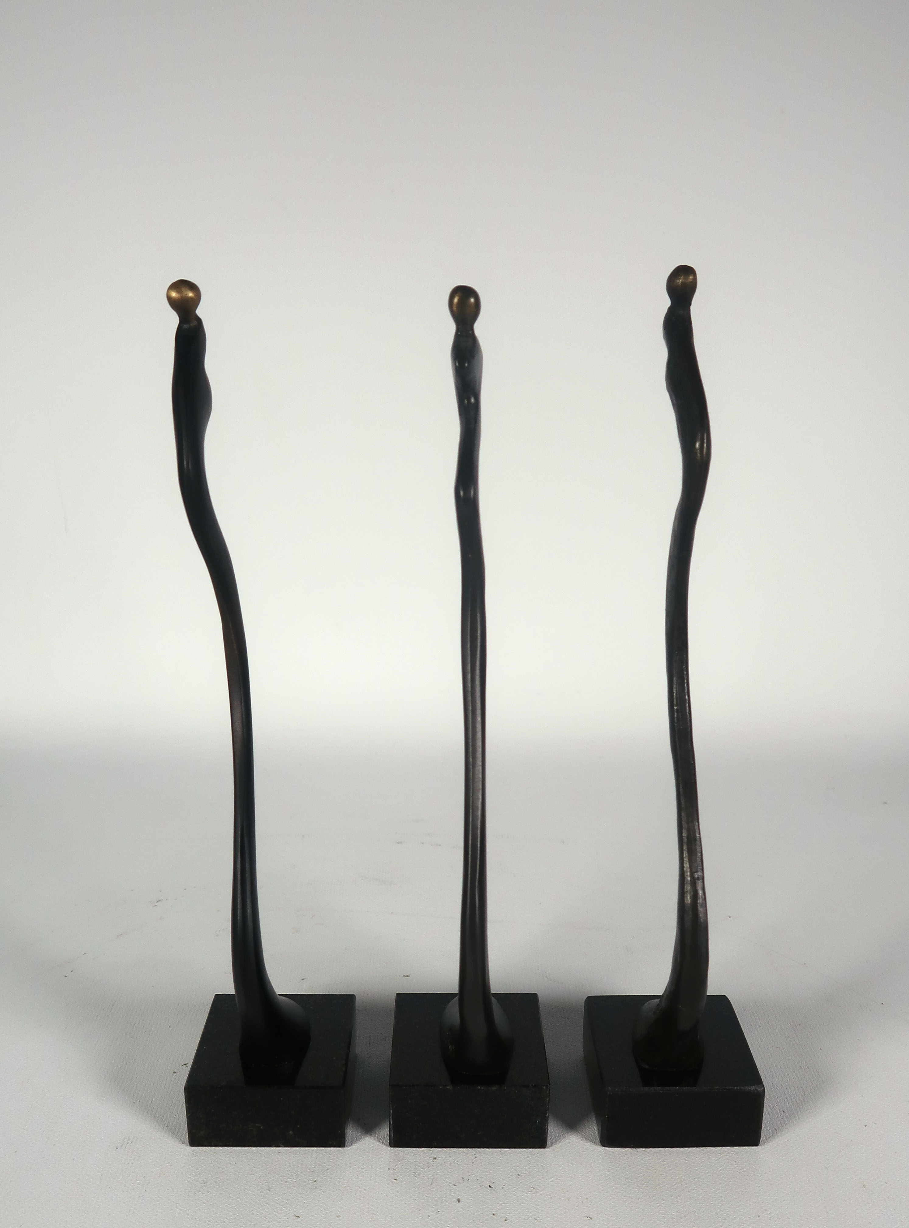 Corry Ammerlaan - Brons, Drie sculpturen kopen? Bied vanaf 30!