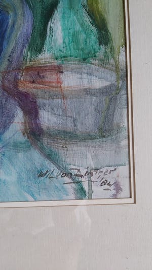 Wil van Dinther - bloemen in witte koffiekan kopen? Bied vanaf 100!