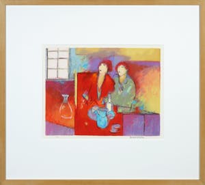 Arthur Bernard - Zeefdruk, Zonder titel 6 - Ingelijst kopen? Bied vanaf 35!