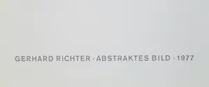 Gerhard Richter - nach 'abstraktes Bild', großer Farboffsetdruck (1991) kopen? Bied vanaf 68!