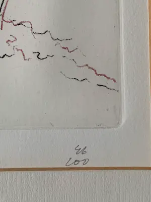 Pierre van Soest - ets - 1988 - 46/100 kopen? Bied vanaf 40!
