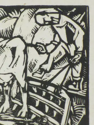 Nikolaas Eekman - De egger - Houtsnede kopen? Bied vanaf 50!