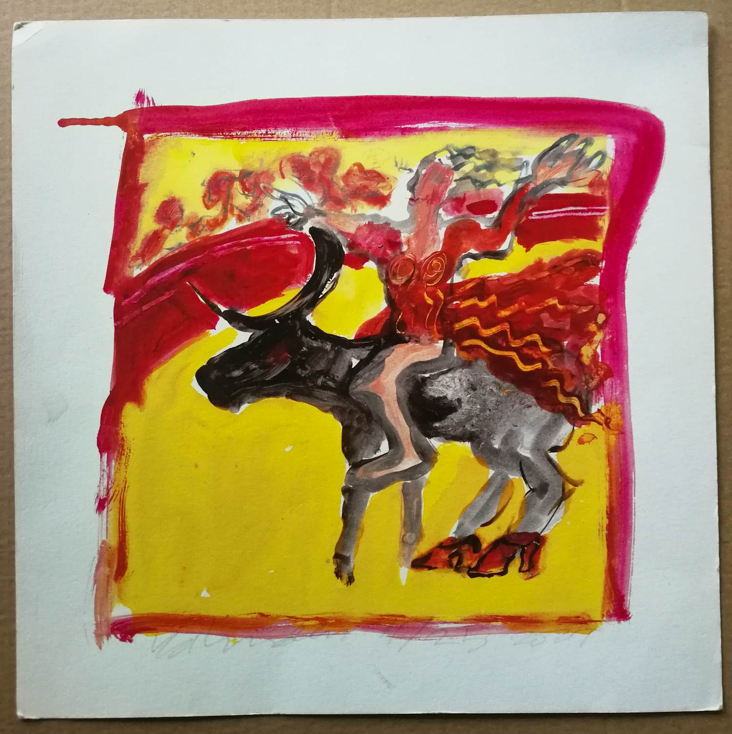 Henk van Vessem - Vrouw op Stier. kopen? Bied vanaf 59!