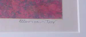 Ellen van Toor - Zeefdruk, Vogelstoel - Ingelijst kopen? Bied vanaf 50!