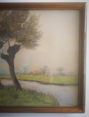 Jan Kagie (jr.) - Wilgen aan waterkant. kopen? Bied vanaf 1!