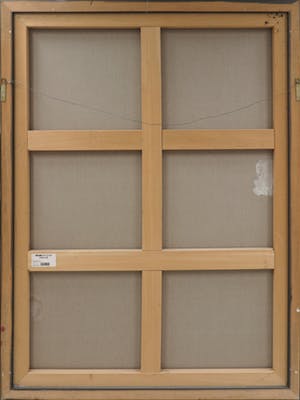 Arty Grimm - Olieverf op doek, Abstracte compositie - Ingelijst (Zeer groot) kopen? Bied vanaf 1!