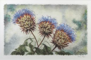 Heinz Vogel - Kleurenets, Bloemen - Ingelijst kopen? Bied vanaf 1!