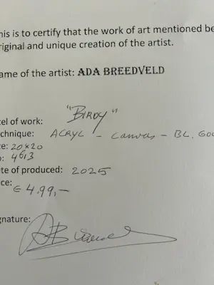 Ada Breedveld - Birdy kopen? Bied vanaf 410!