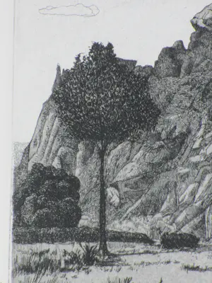 Adolfo Ramon Torcal - Berglandschap - Ets kopen? Bied vanaf 50!
