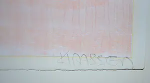 Wil Klaassen - Zonder titel (vaas met bloemen) - ingelijste grote gouache kopen? Bied vanaf 120!