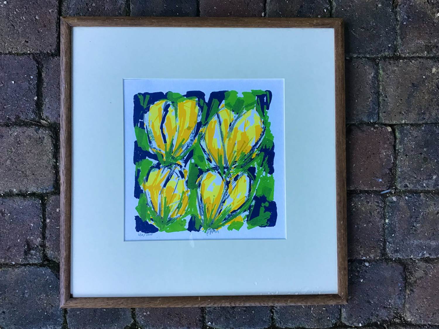 Ad van Hassel - Gele tulpen. kopen? Bied vanaf 30!