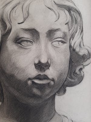 Jacob Dooijewaard - Gips portret kopen? Bied vanaf 50!