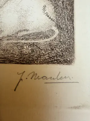 Jan Mankes - Vier muizen in het gras kopen? Bied vanaf 500!