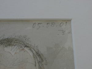 Co Westerik - ingelijste aquarel: zelfportret - 2001 kopen? Bied vanaf 1350!