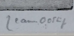 Jeanne Bieruma Oosting - Ets: 'Een winter in Rusland', Brug bij het Kremlin - 1970 kopen? Bied vanaf 250!