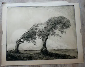 Simon Moulijn - Litho - 1916 kopen? Bied vanaf 35!