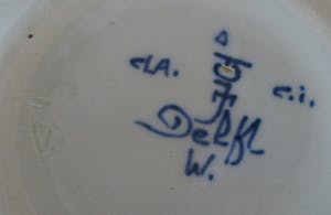 Porceleyne Fles - Delftsblauw rond asbakje kopen? Bied vanaf 1!