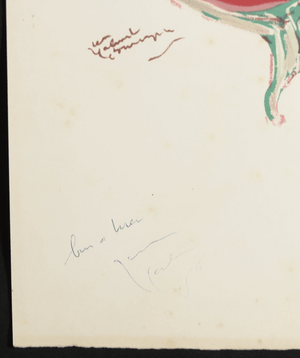 Jean-Gabriel Domergue - Litho, Une cavalière uit de portfolio La Parisienne kopen? Bied vanaf 250!