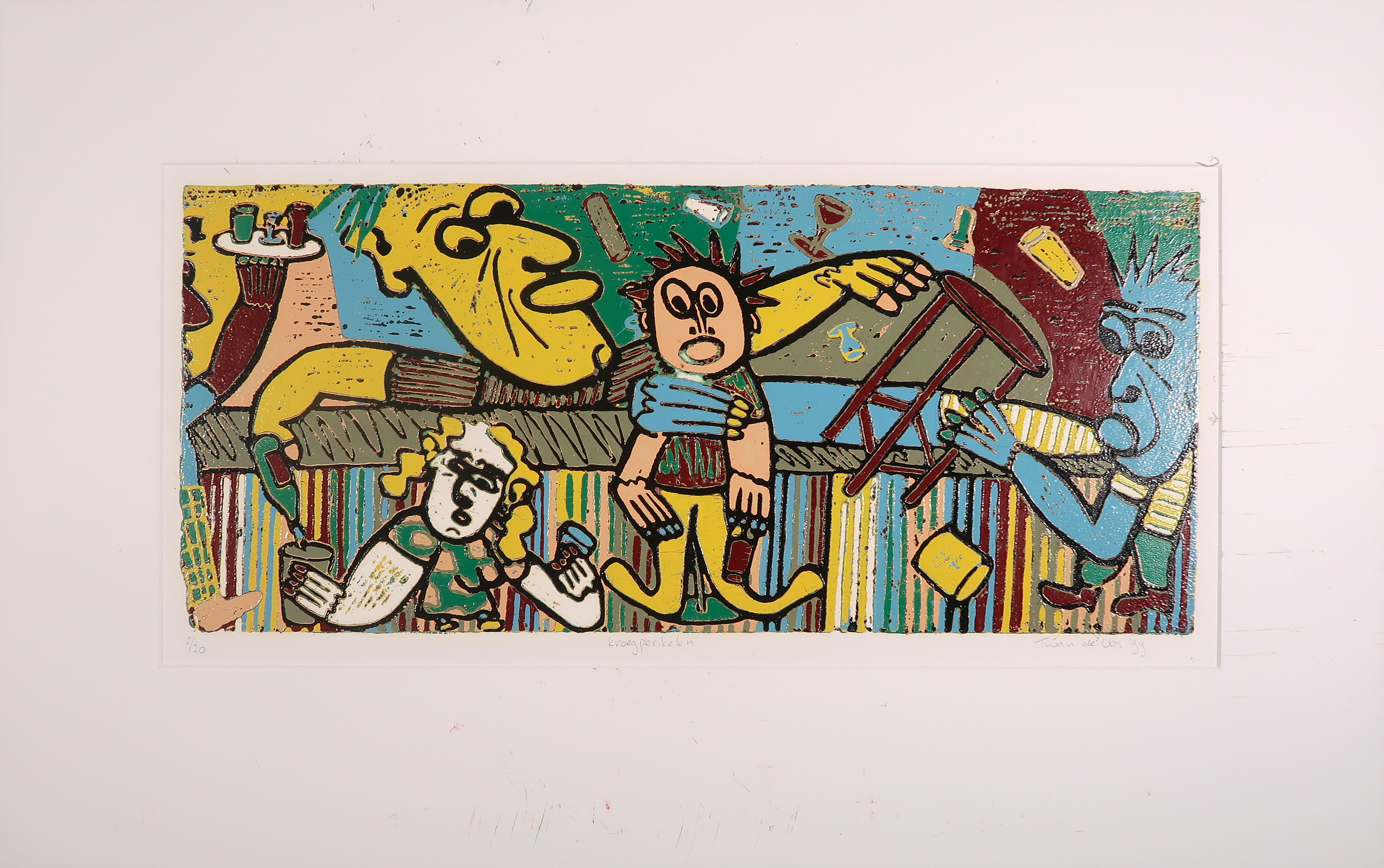 Twan de Vos - Zeefdruk, Kroegperikelen kopen? Bied vanaf 1!