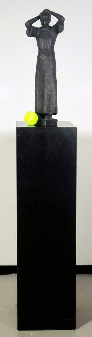 Han Wezelaar - Bronzen beeld, De haarspeld (Groot!) kopen? Bied vanaf 3000!