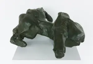 Ruudt Wackers - Beeld van papier maché, Paard kopen? Bied vanaf 200!