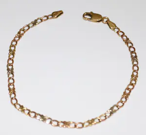Gouden schakel armband, 18 karaat, multicolor kopen? Bied vanaf 400!