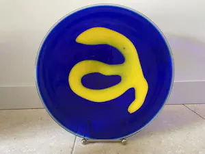 Jan Exnar - Ronde blauwe sierschotel kopen? Bied vanaf 200!