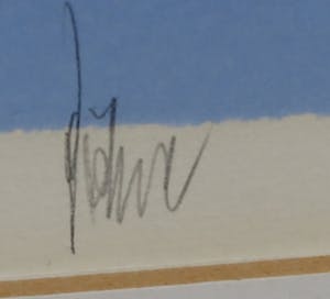 Niet of onleesbaar gesigneerd - Litho. Zonder titel - Ingelijst kopen? Bied vanaf 10!