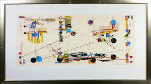 Sam Middleton - Zeefdruk, Drumsticks - Ingelijst verkauft für € 140!